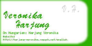veronika harjung business card